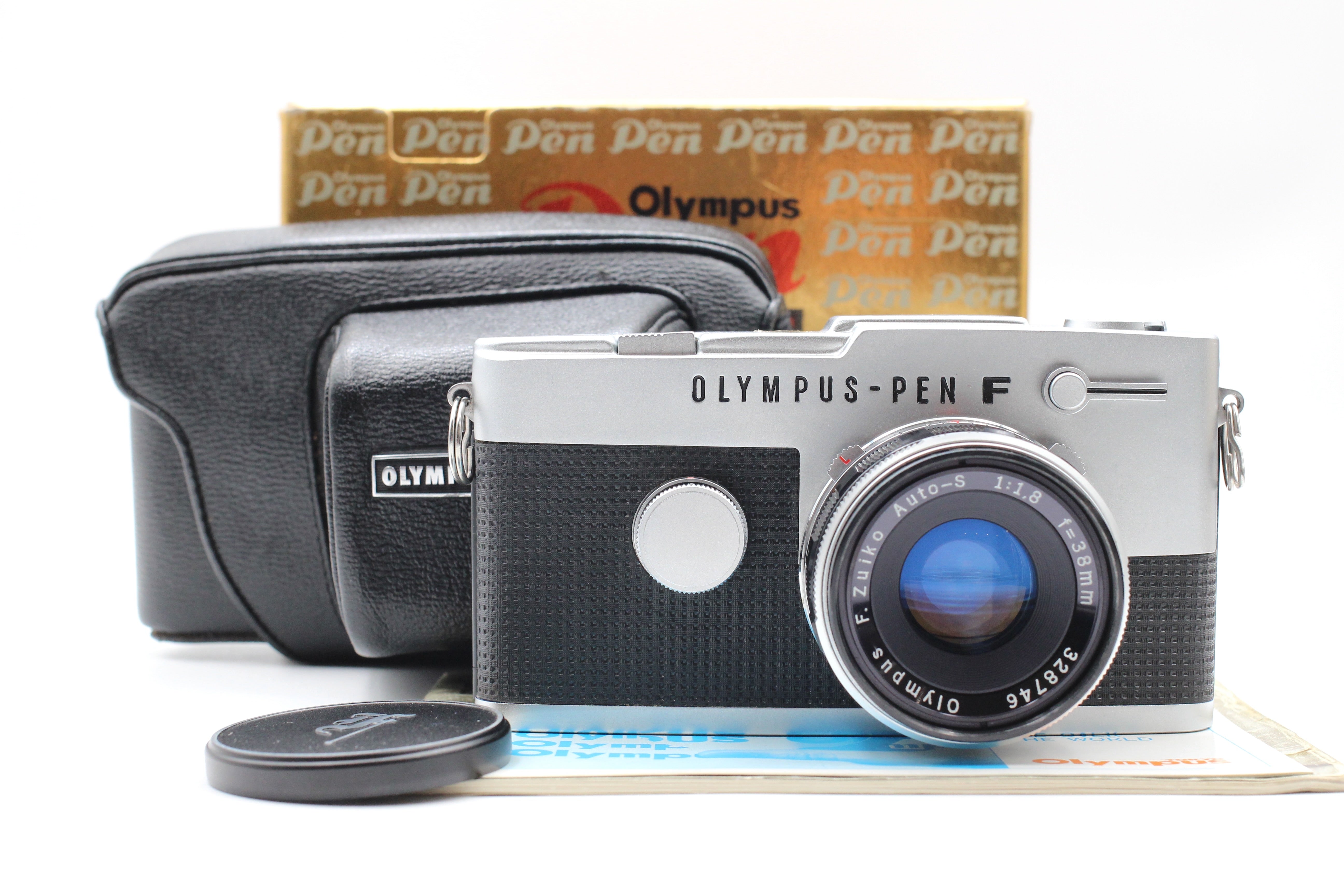 Olympus Pen-FT 35mm Half Frame SLR Camera w/ 38mm 1.8 Lens
