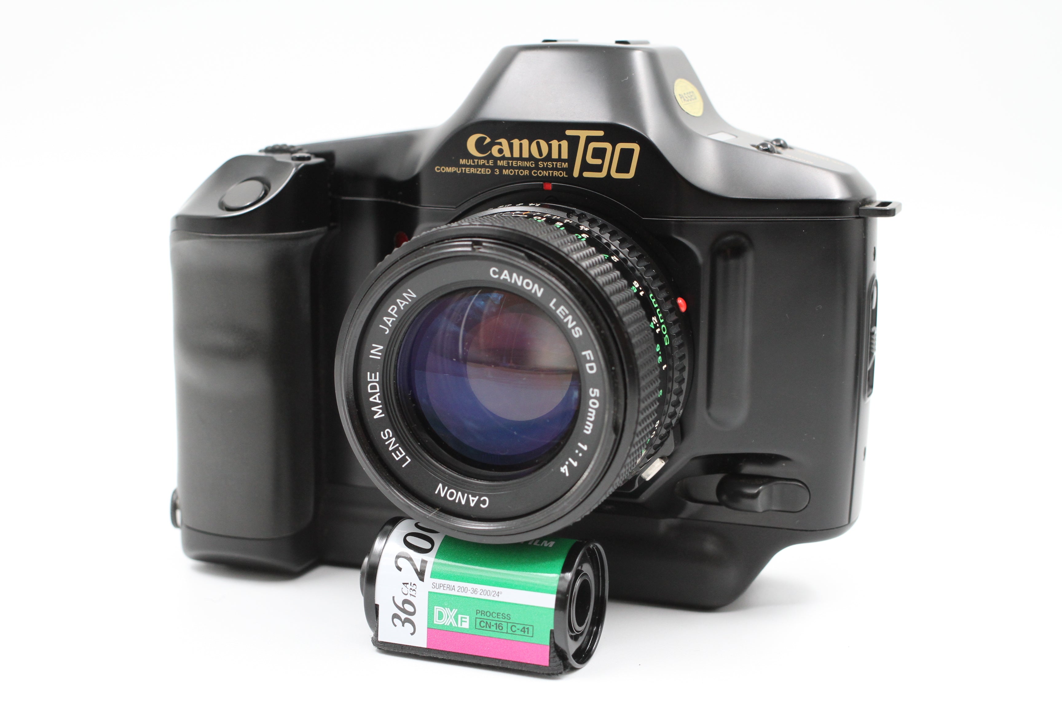 Canon T90 35mm SLR w/50mm f1.4 FD Lens.