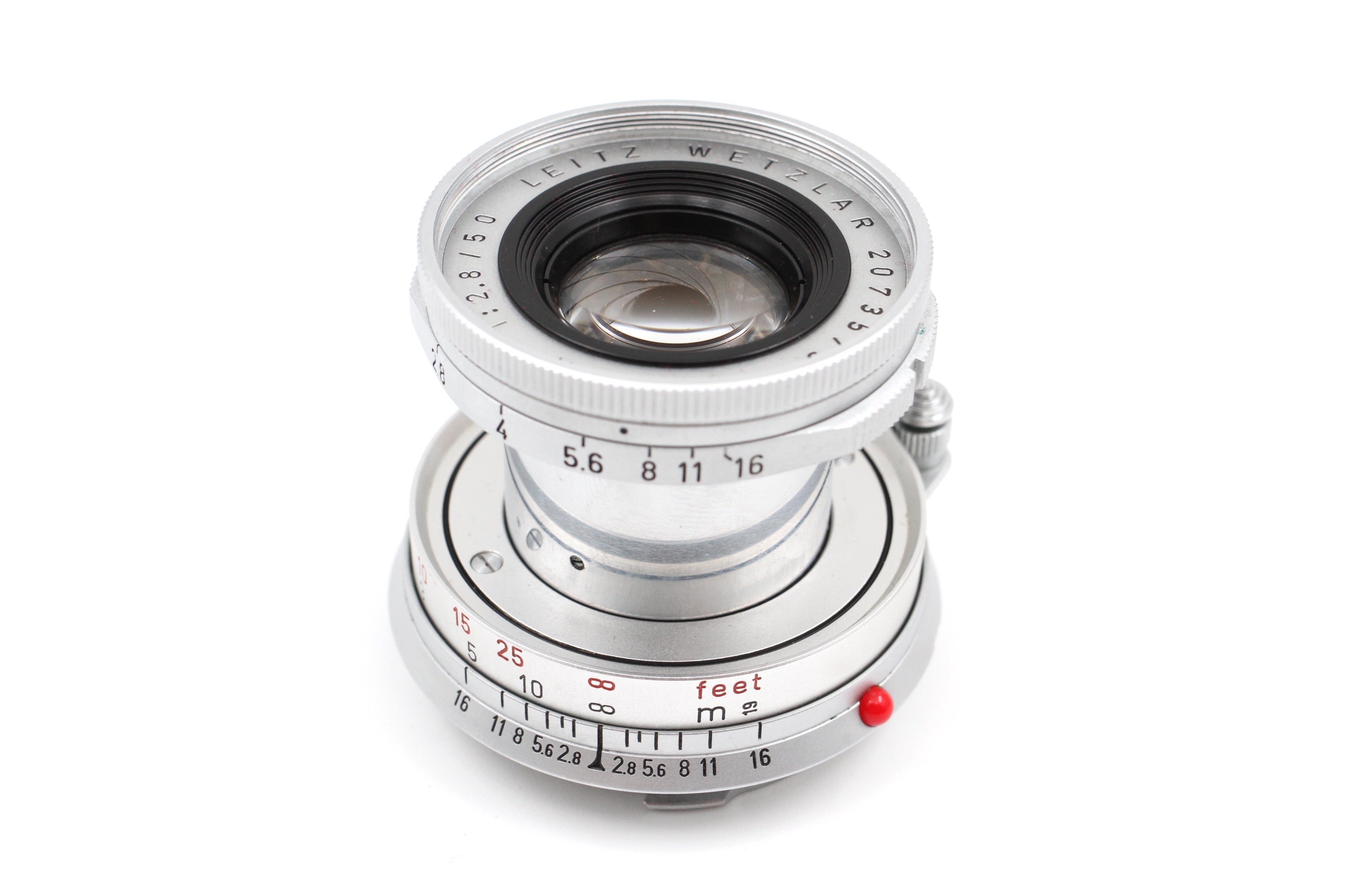 Leica 50mm f2.8 Elmar 11 112 w/ Box & Keeper