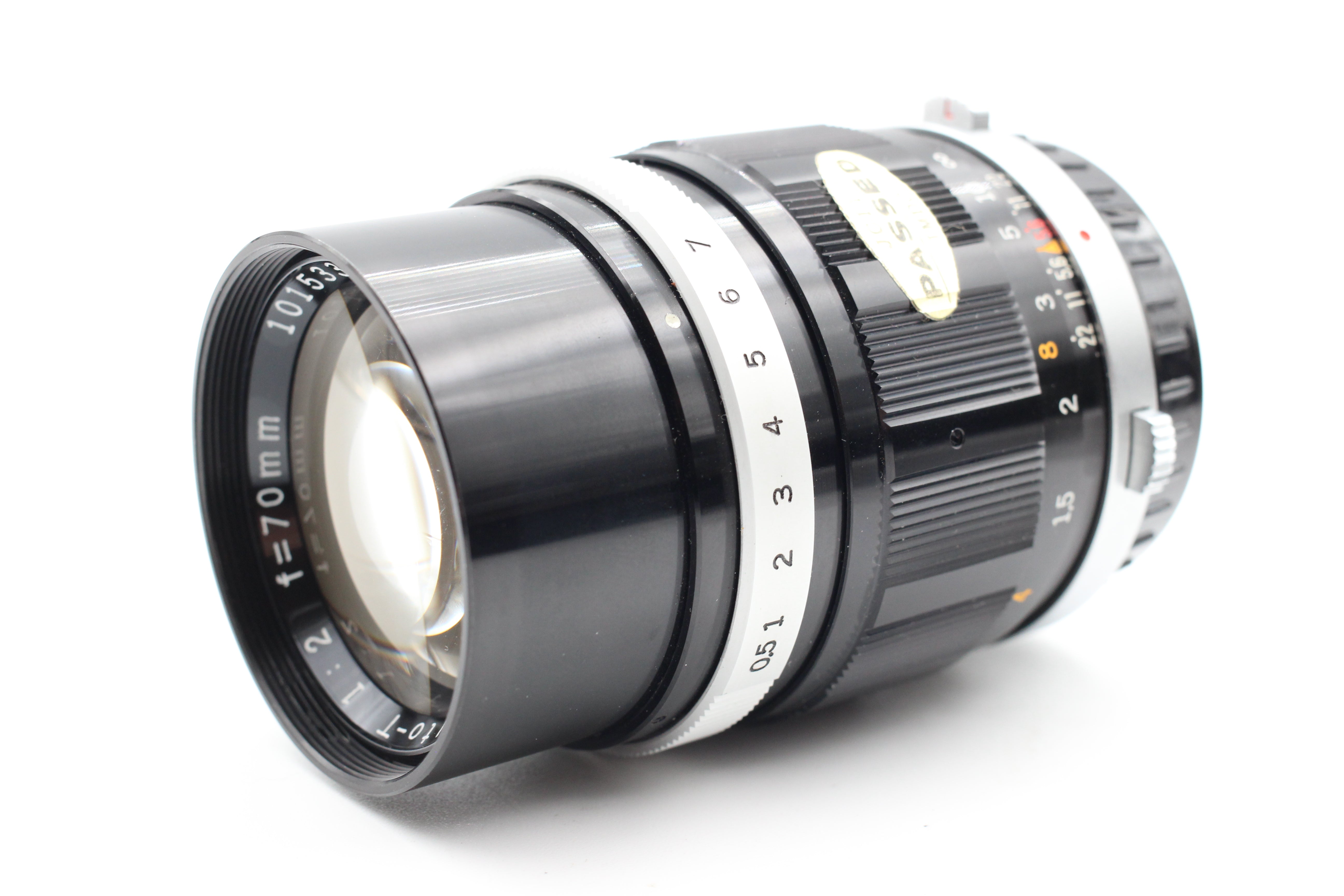 整備済Olympus PEN-F用　Zuiko 70mm F2 .0 オリンパス Pen Zuiko 70mm F2 : オールドレンズのフォトベルゼ