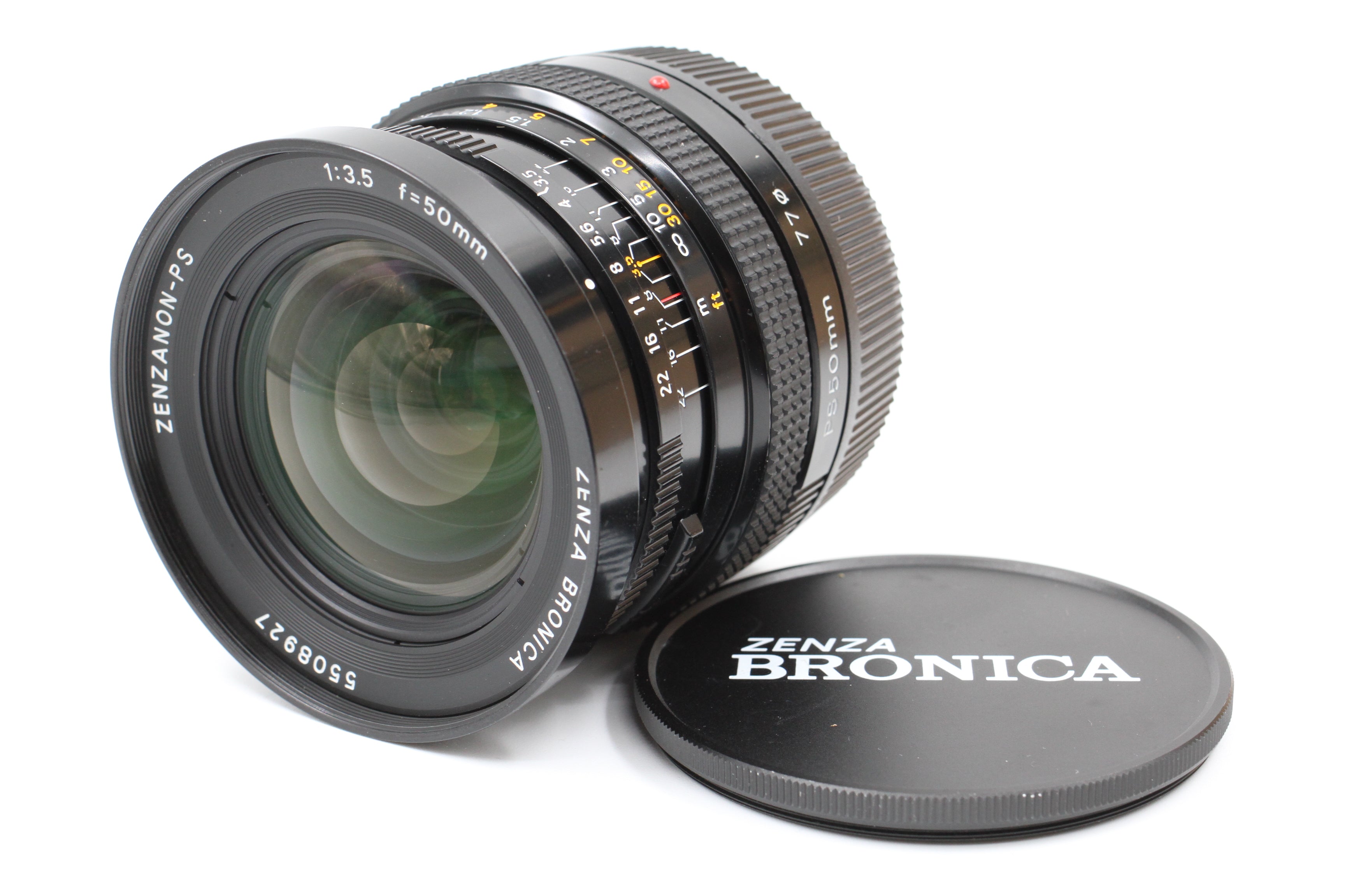 Bronica SQ PS 50mm f3.5 Wide Angle w/ Caps
