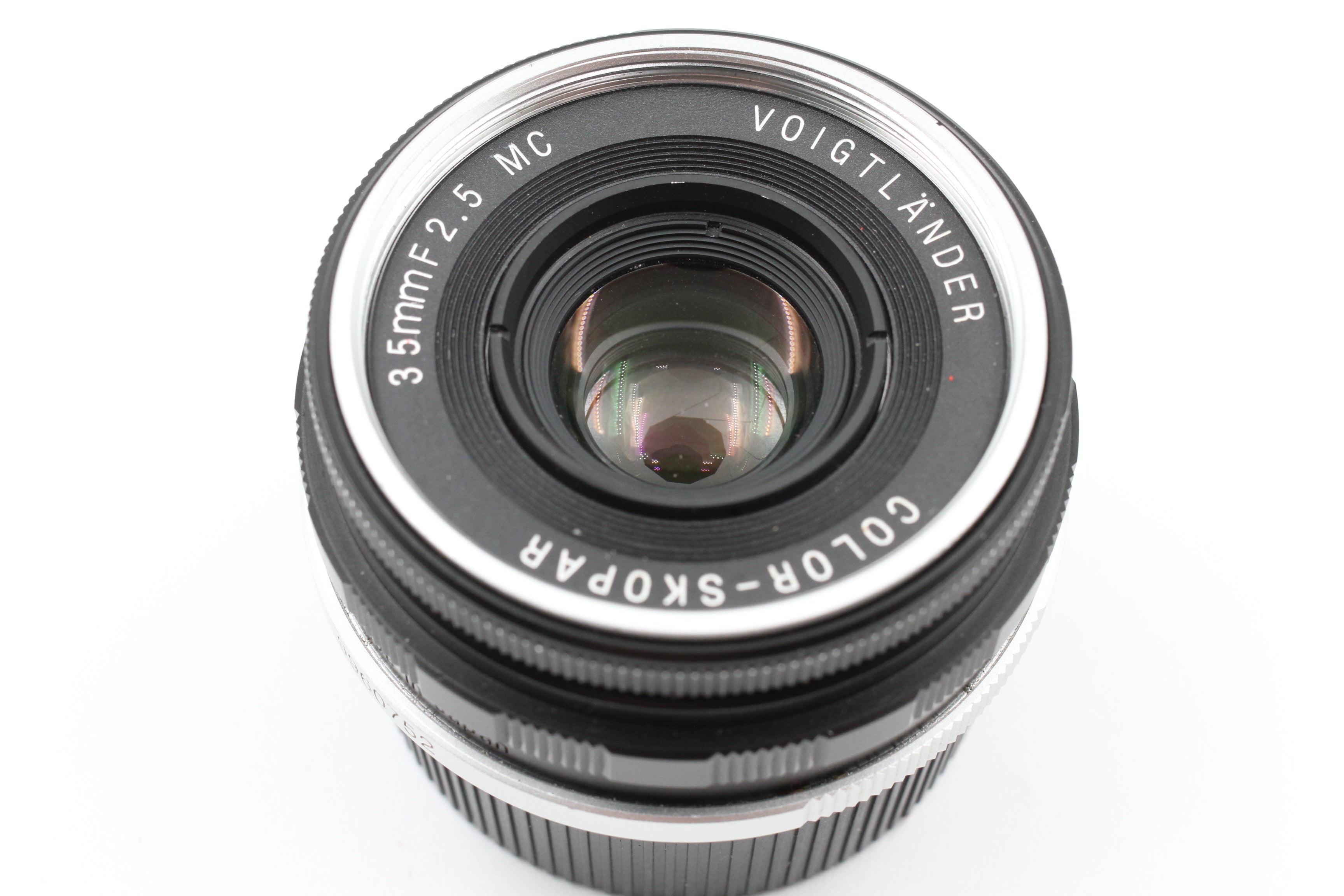 Voigtlander 35mm f2.5 Skopar Typ II Ltm Lens w/ Caps & Voigtlander Adapter