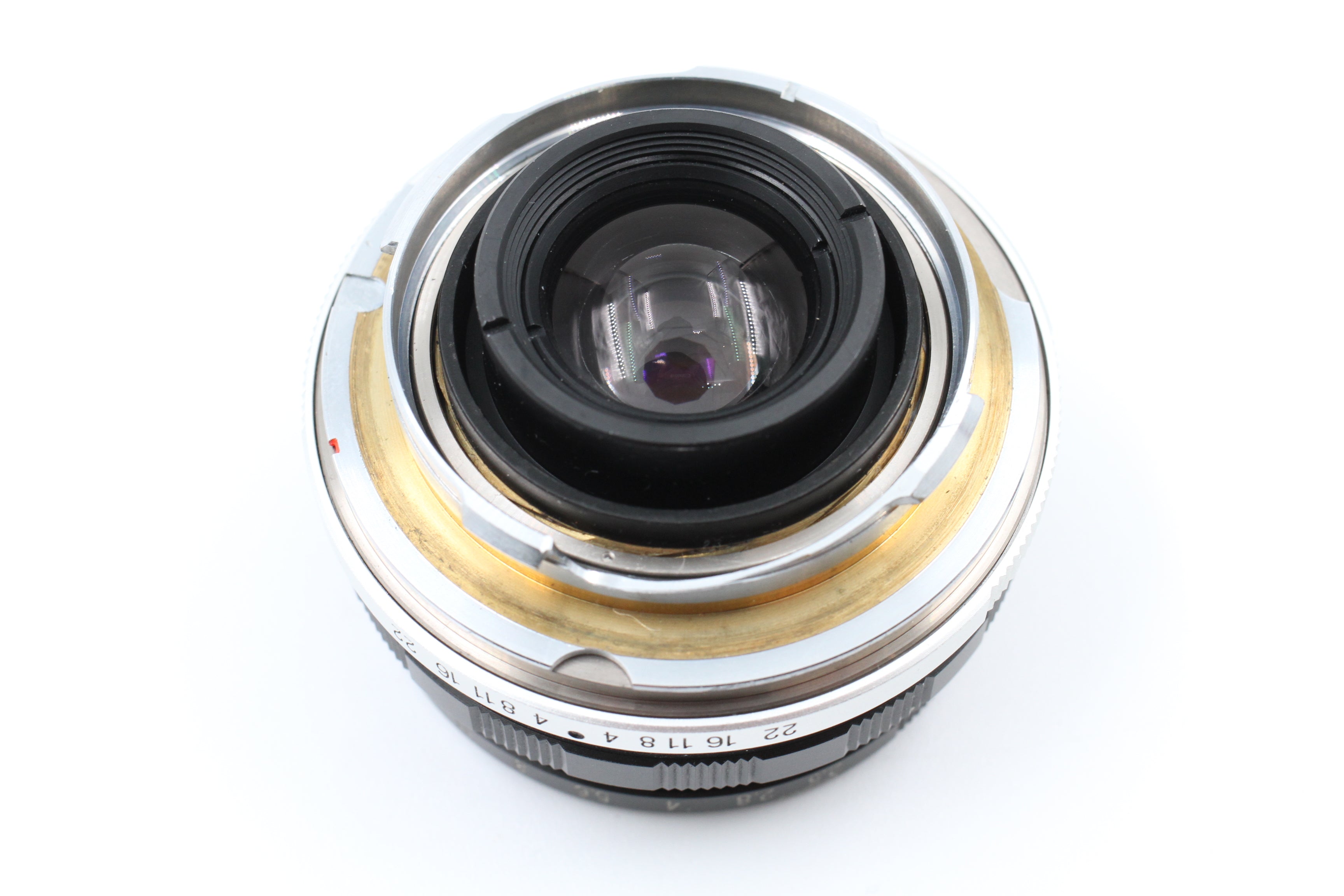 Voigtlander 35mm f2.5 Skopar Typ II Ltm Lens w/ Caps & Voigtlander Adapter