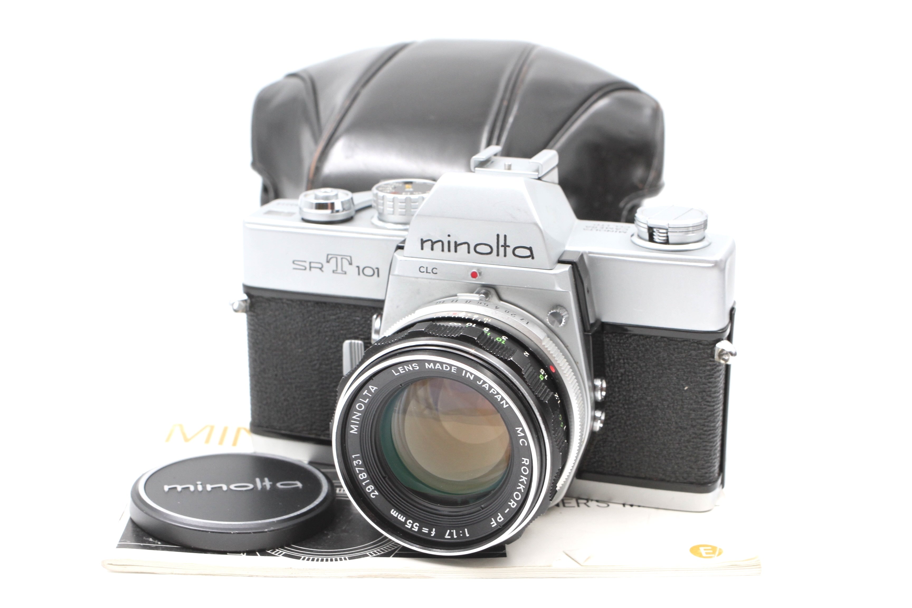 Minolta SRT 101 35mm SLR Camera w/ 55mm f1.7 Rokkor-PF