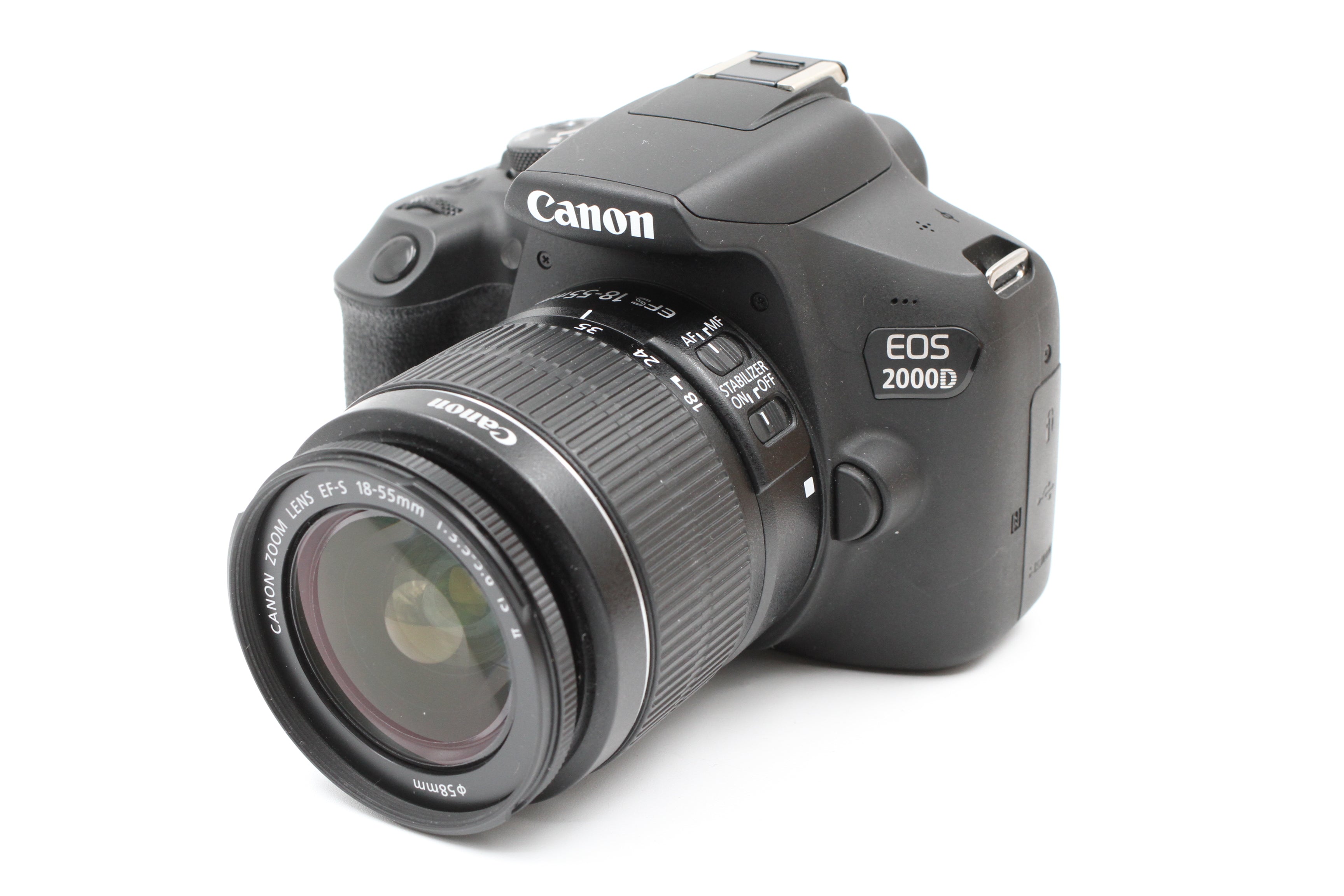 Canon 2000D DSLR Camera w/ 18-55mm STM Lens & 55-200mm STM lens