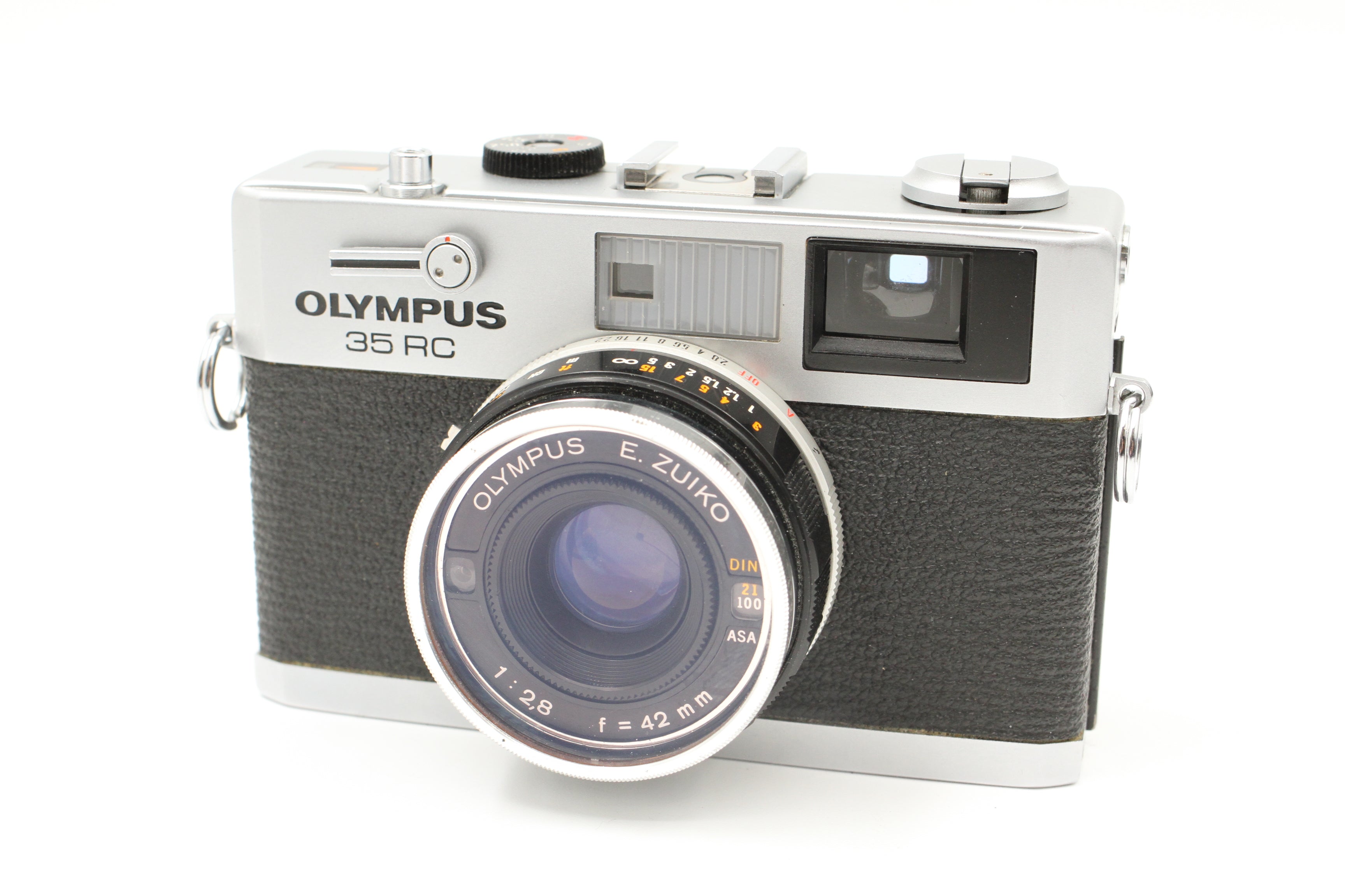 Olympus 35 RC 35mm Rangefinder Camera w/ E.Zuiko 42mm f2.8 Lens & Case