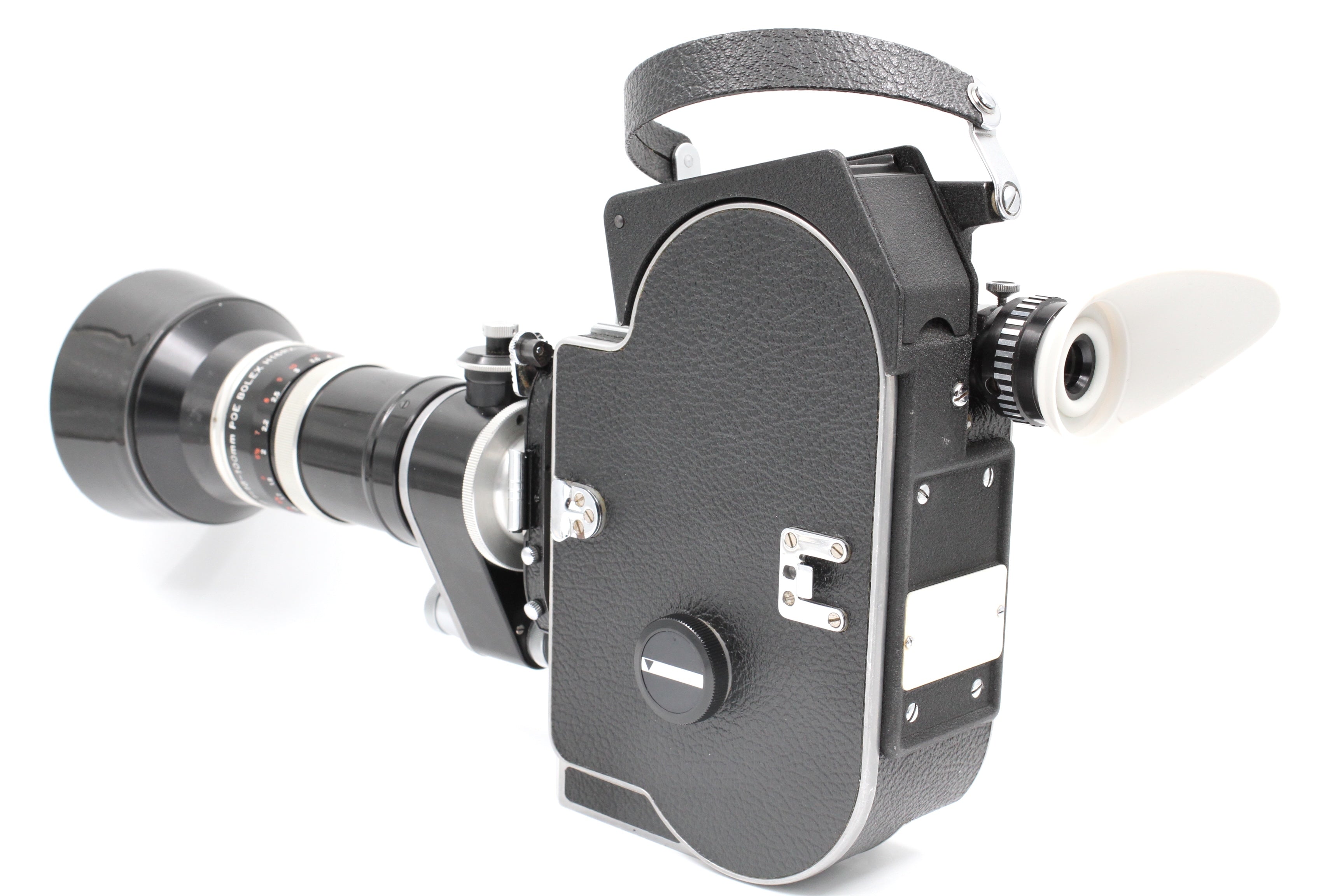Bolex H16 REX 5 Reflex 16mm Cine Camera w/ Kern Vario-Switar 16-100mm f1.9, SERVICED.