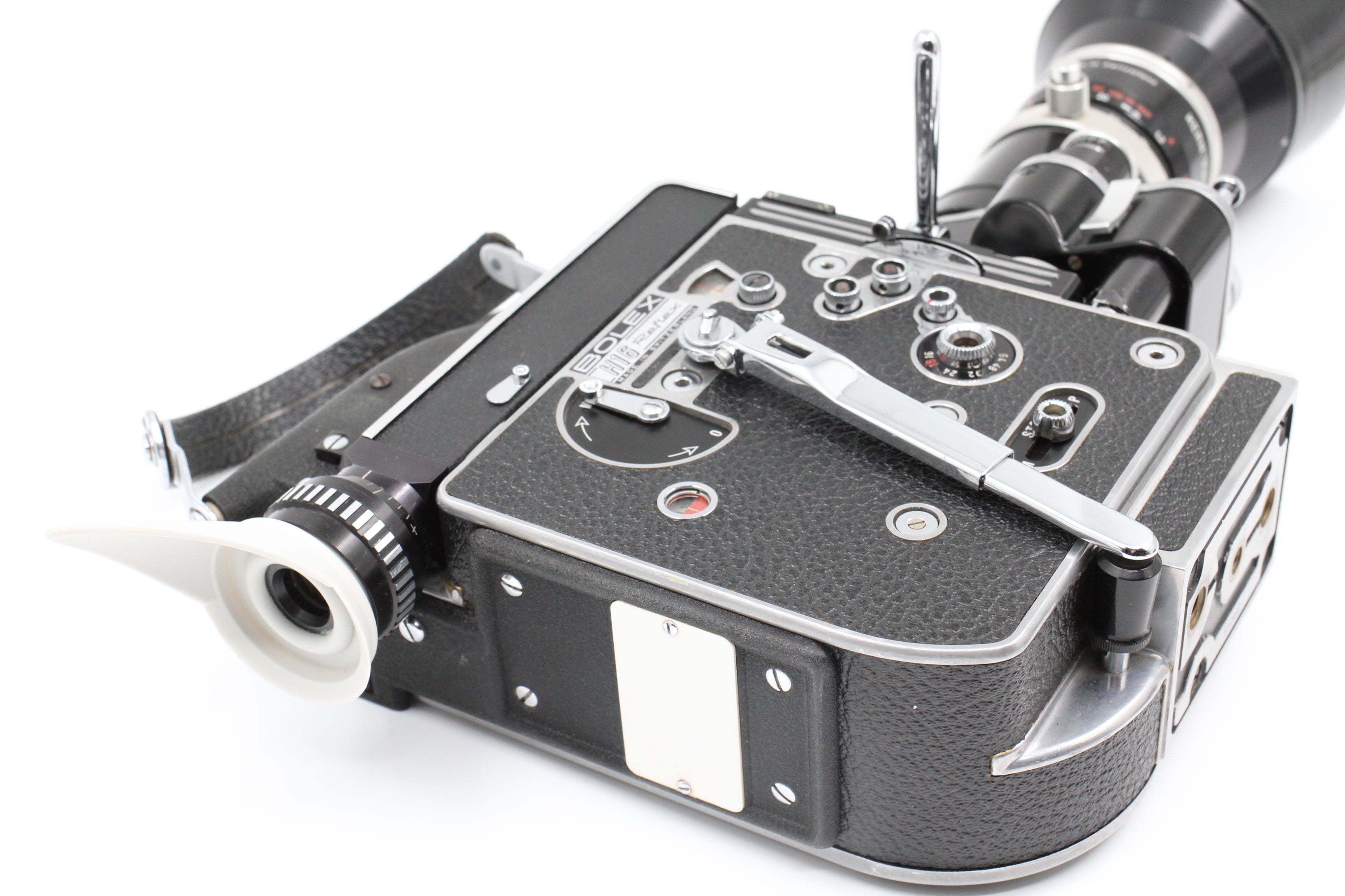 Bolex H16 REX 5 Reflex 16mm Cine Camera w/ Kern Vario-Switar 16-100mm f1.9, SERVICED.