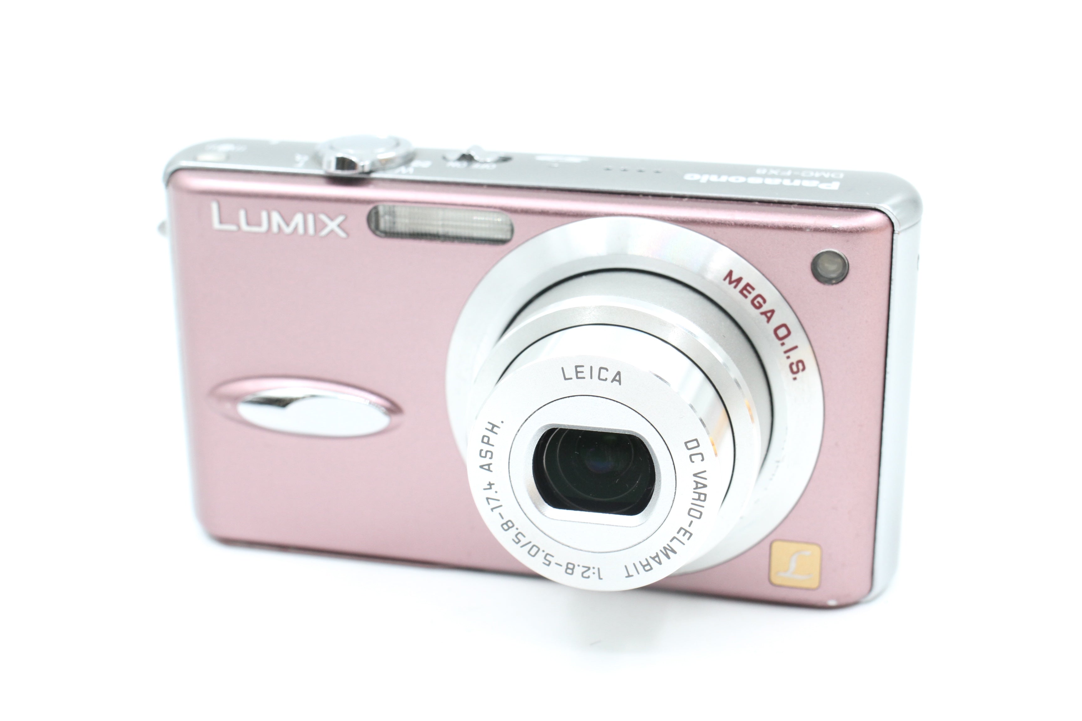 Panasonic Lumix DMC-FX8 Rose Pink Digital Compact Camera w/ Vario-Elmar Lens
