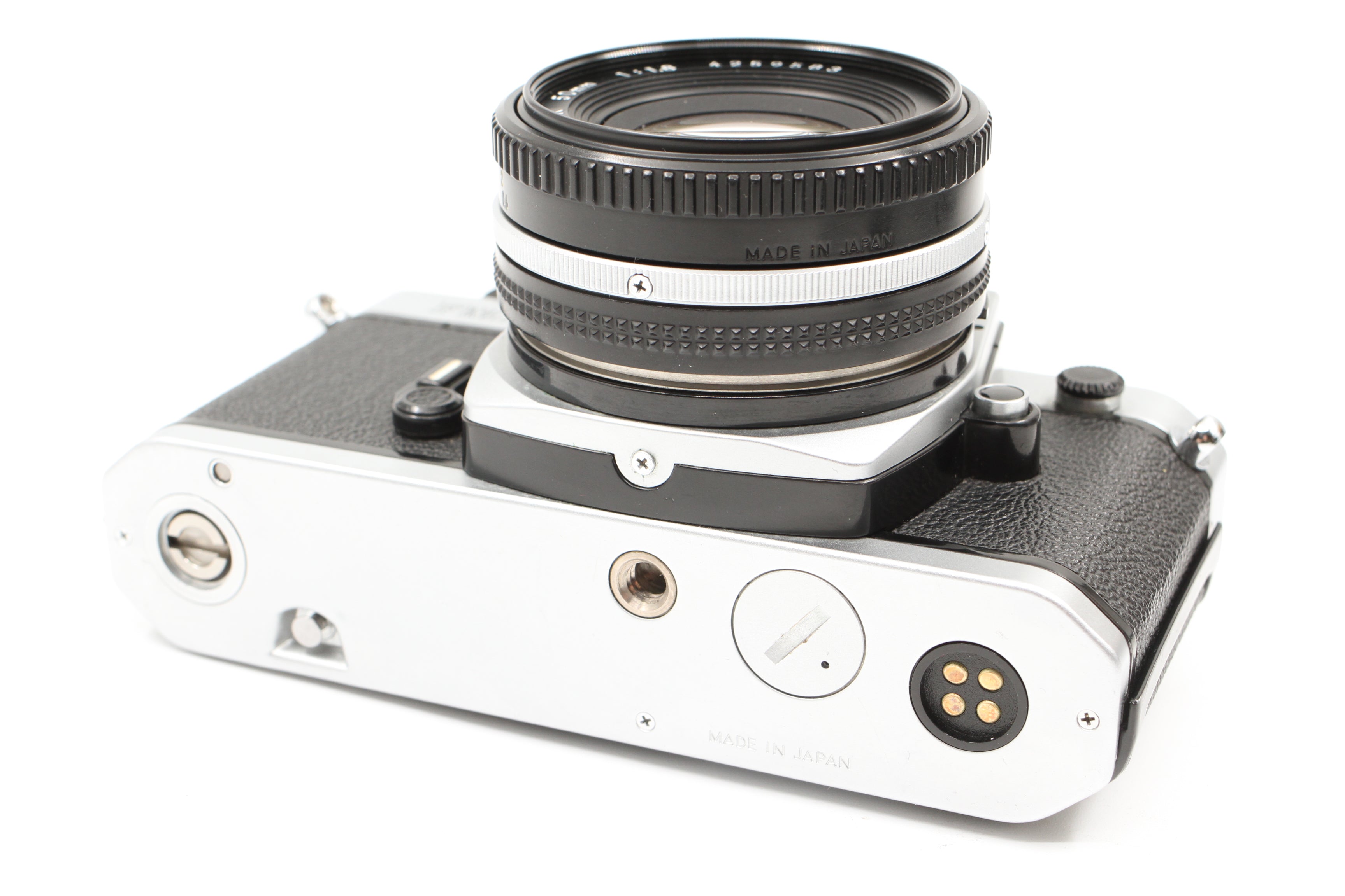 Nikon FM2n Chrome 35mm SLR w/ 50mm f1.8 Ais Lens, Boxed