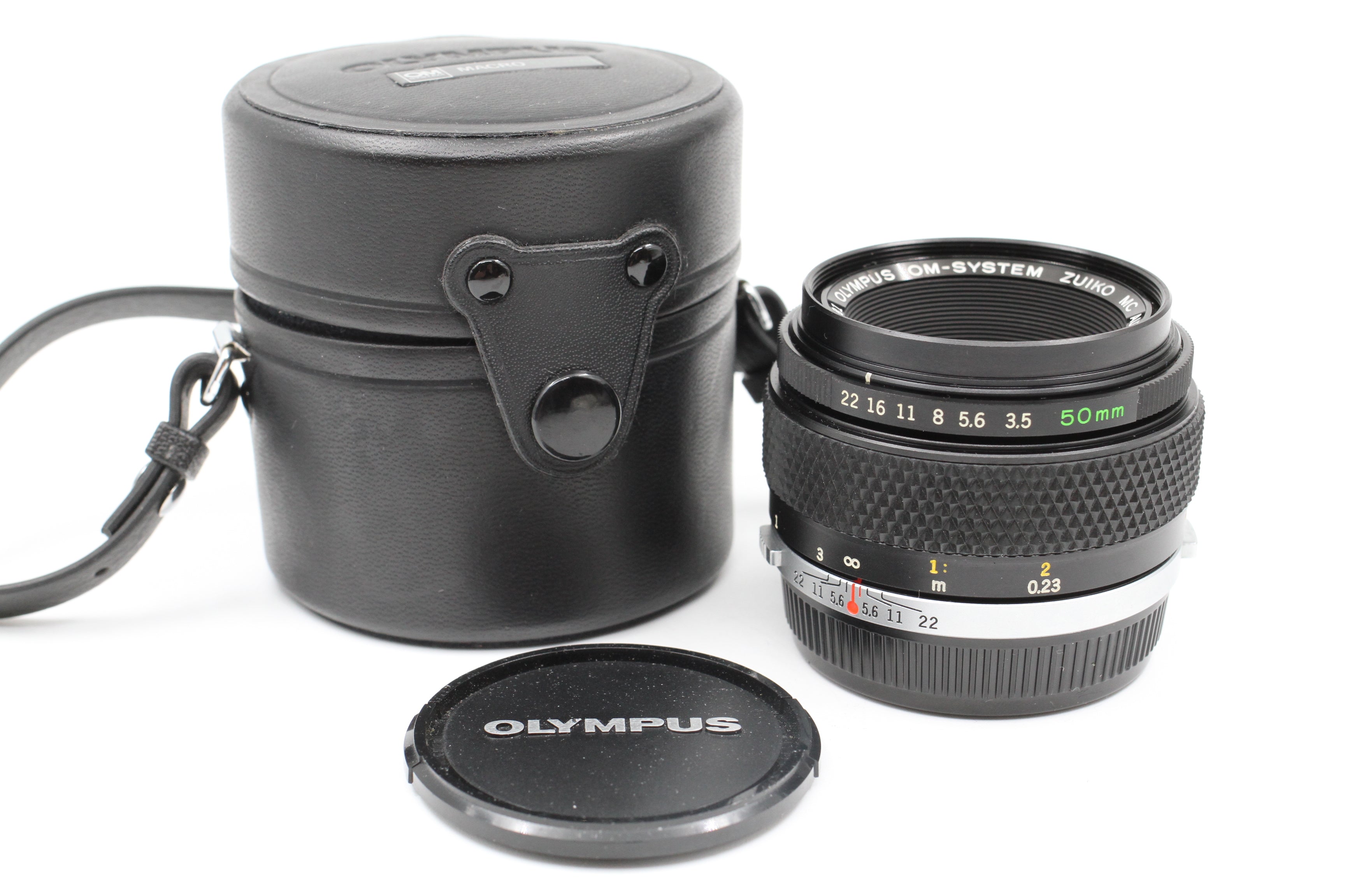 Olympus OM Zuiko Auto-Macro 50mm f3.5 w/ Case